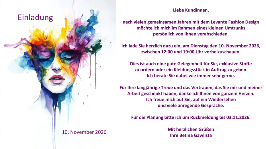 Einladung